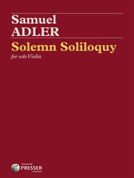 Solemn Soliloquy Violin Solo Unaccompanied cover